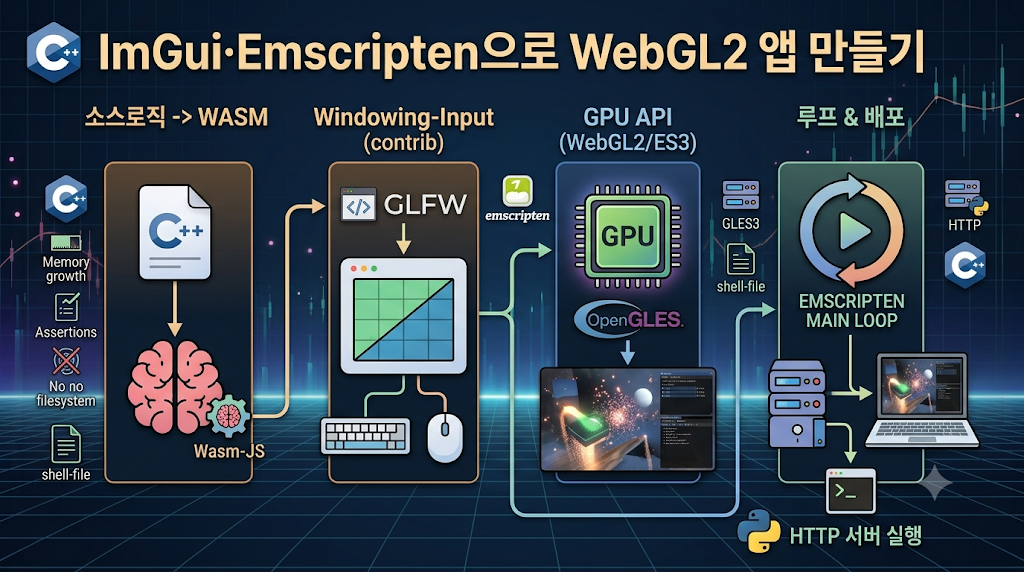 ImGui·Emscripten으로 WebGL2 앱 만들기 대표 이미지